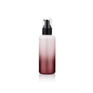 50ml 100ml Empty Round Gradient Lotion Glass Bottle Set