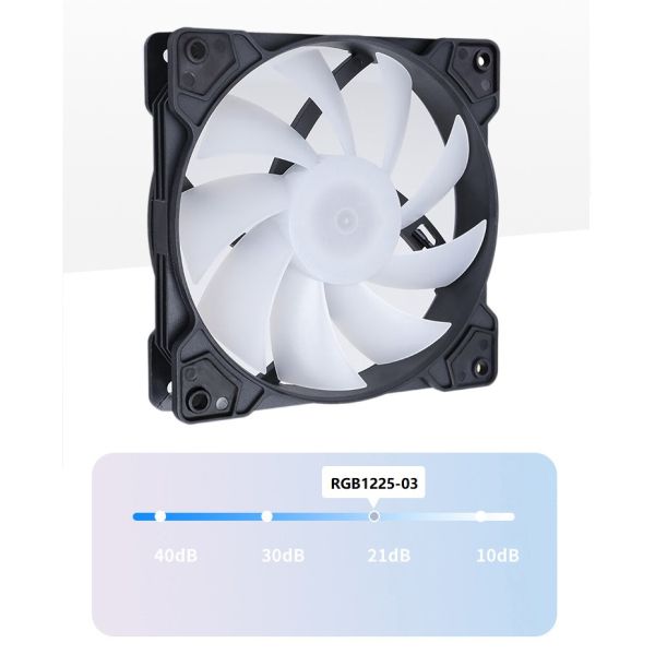 Remote Control Adjustment Light Computer Rgb Fans Pc Case Cpu Cooler Colorful Rgb Rgb Cooling Fan