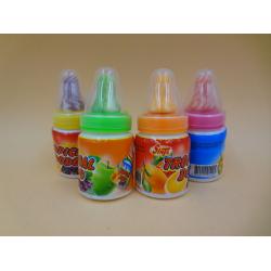 China Colored Funny Baby Nipple Candy with candy powder / Assorted fruit flavor Hard Candy for sale