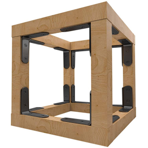 Sturdy Nonstandard Corner Brackets Joint Right Angle Bracket for Secure Wall Mounting