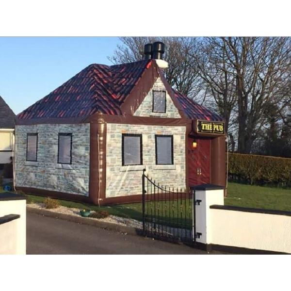 Fancy Inflatable Cube Tent 10m X 5m Bar For Amusement Party