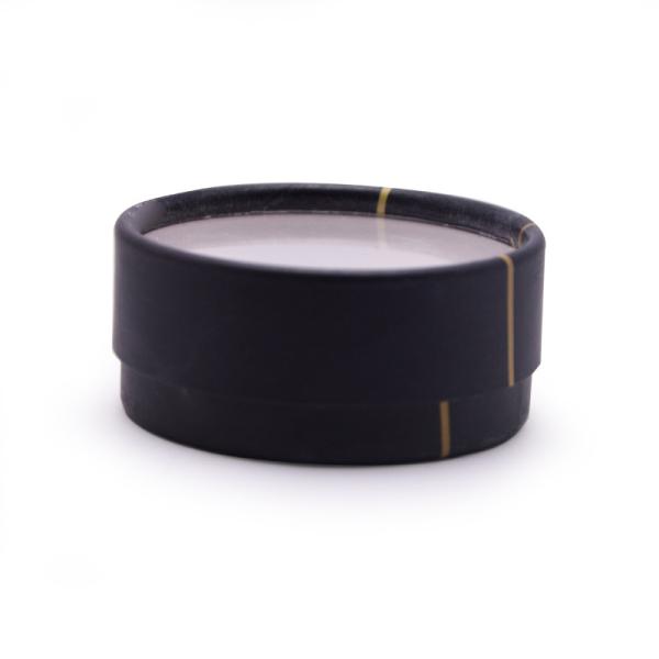 Round Eyelash Paper Box With PVC Window , Custom Lash Packaging with Private Label