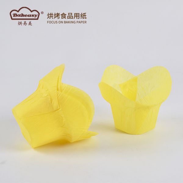 Lotus Style Baking Cups High-Temperature Resistant Paper Liners FDA & FSC Certified Baking Paper Colorful Lotus Baking Cups