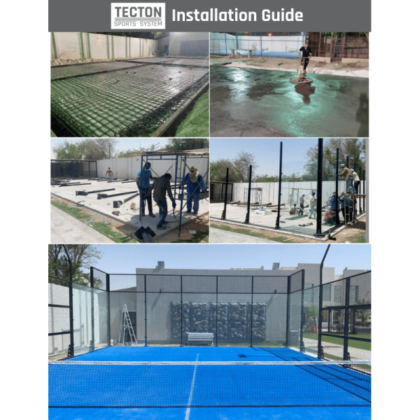 TECTON Pro Padel Courts With Integrated FRP Translucent Roofing Sheet