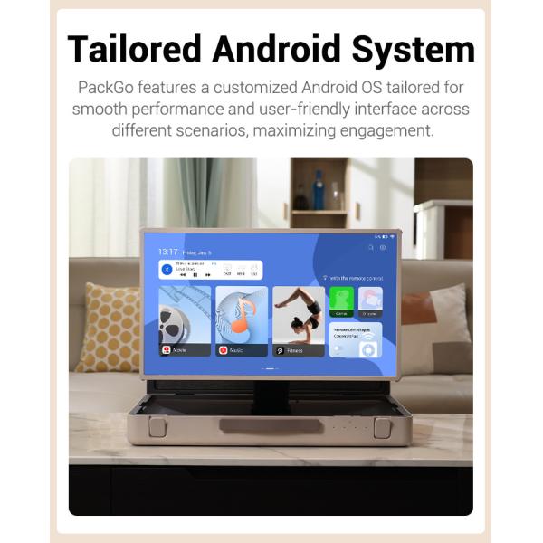 Android 12 Wifi Tablet ELC PackGo Portable BT 5.2 Smart Tv Touch Screen HD Television