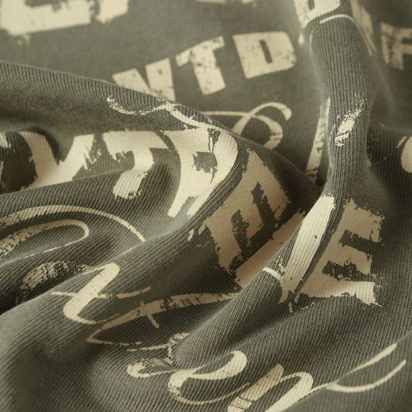 Customized Retro Vintage Gradient 100% Cotton Breathable Short Sleeve Men's Summer Loose Oversized Fit T-Shirt 280g Letter