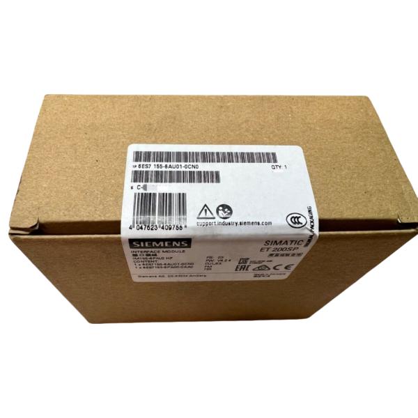 SIEMENS 6ES7155-6AU01-0CN0 SIMATIC ET 200SP, PROFINET, 2-PORT INTERFACE MODULE IM 155-6PN/2 HIGH FEATURE, 1 SLOT FOR BUSADAPTER, MAX. 64 I/O MODULES