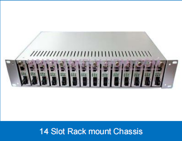 14 Slot Rack mount Chassis Standard 19 inch rack 2U height