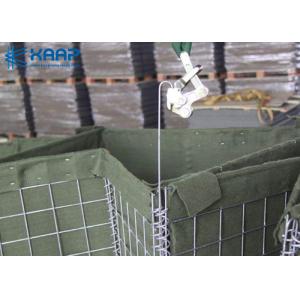 Buy cheap Container Welded Mesh Gabion , Gabion Basket Mesh Explosion Proof Wall product