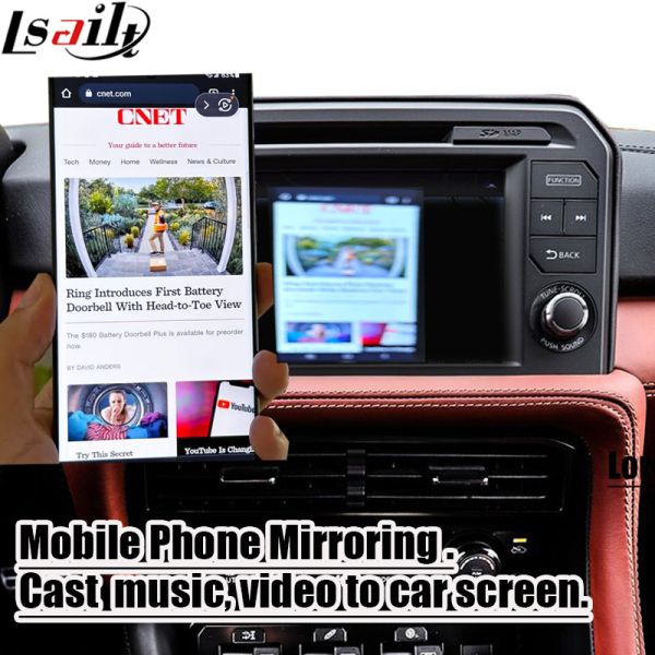 Wireless Apple Carplay Interface for GT-R GTR 2017+ Integrated Android Auto, Bluetooth, WiFi, YouTube Music