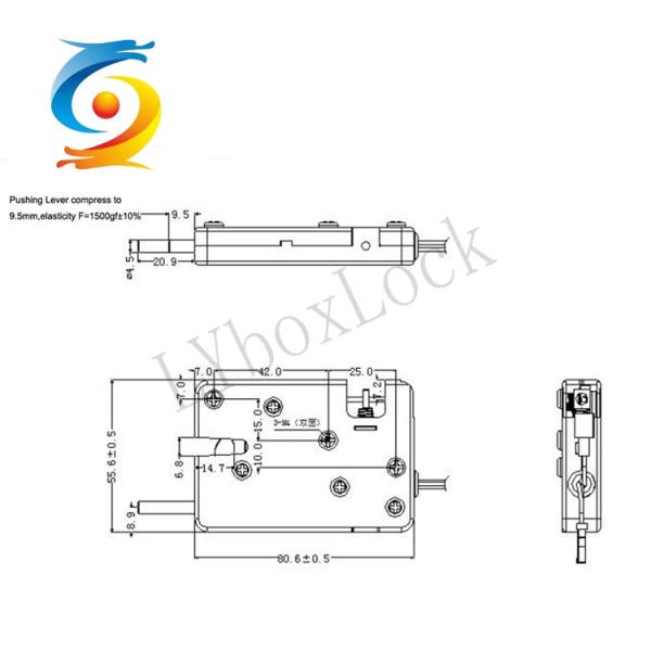 Solenoid Electromagnetic Smart Lock For Cabinet 24V Cabinet Electronic Lock