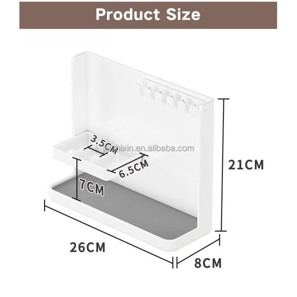 Household Personalized Stainless Multifunction Mesa Toothpaste Dispenser Electric Toothbrush Holder Bathroom Toiletries Organize