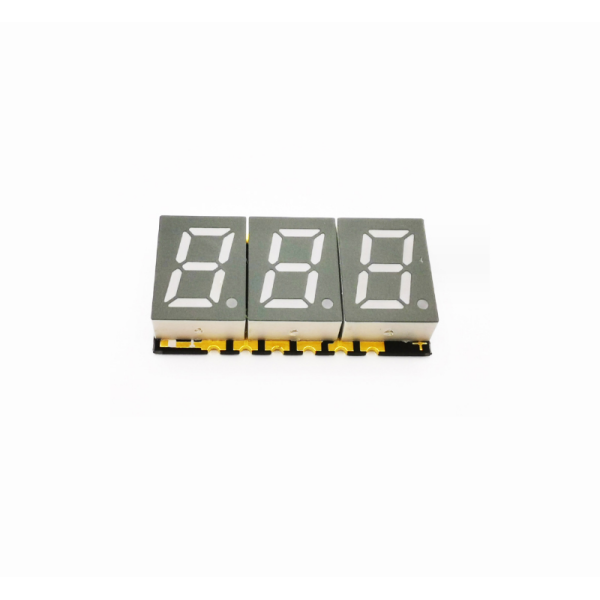 0.3 Inch 3 Digit SMD LED 7 Segment Display Digital Height 7.62mm Designed for Electronic Measurement and Control Systems