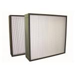 Compact Box Type High Volume HEPA Filter Aluminum Alloy External Frame For Clean