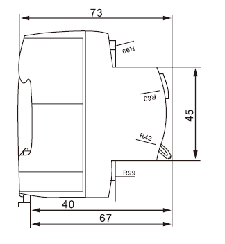 UKL1 Earth Leakage RCCB 2 Pole Circuit Breaker IP40 After Installation AC Type