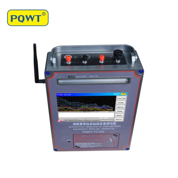PQWT-TC1200 Water Detector with 1200m Depth Multi-Frequency LCD Screen for Deep Groundwater Finding