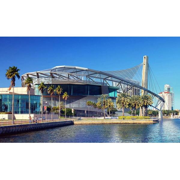 Bespoke Galvanised Heavy Steel Fabrication Grid Structure Large Venue Roof Seismic