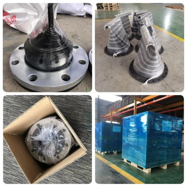 DN200 Flanged Rubber Duckbill Check Valve for Wastewater, 1-Year Warranty