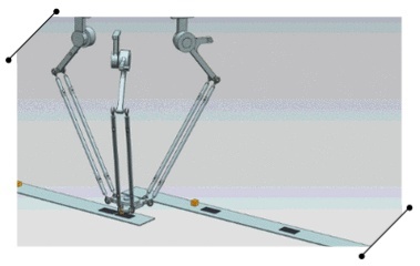 Low cost DS-D-B-1600 sorting robot packaging pick and place Robot Delta for product placing