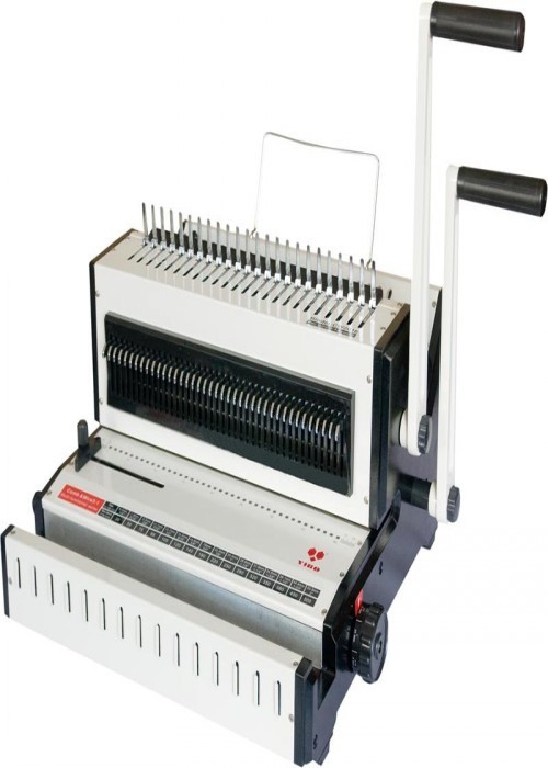 Buy cheap Multi Functional Desktop Wire Comb Press Strip Punching Binding Machine product