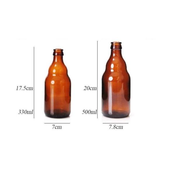 Cheap Price 640ml 1000ml Glass Soda Bottle Clear Brewing Bottle for Beer