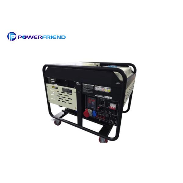 10 Kva Open Frame Type Small Portable Generators , Single Phase Diesel Generator Set