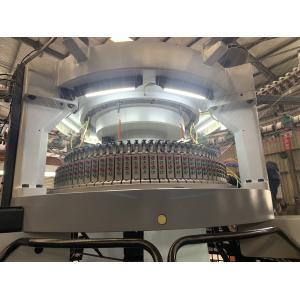 PLC High Speed Circular Knitting Machine Double Jersey Open Width