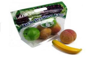 Buy cheap Eco Reusable Clear Fresh Fruit Bags Stand Up Food Grade For Grape / Cherry product