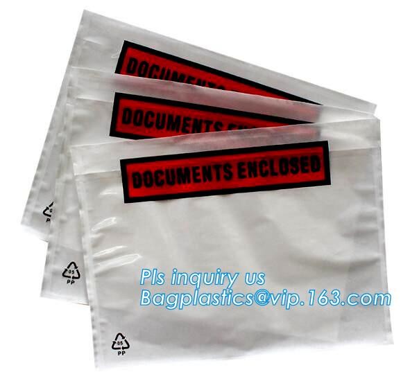 Self-Seal Security Document Packing List, UPS TNT express invoice packing list envelope, enclosed envelope/ waybill bag