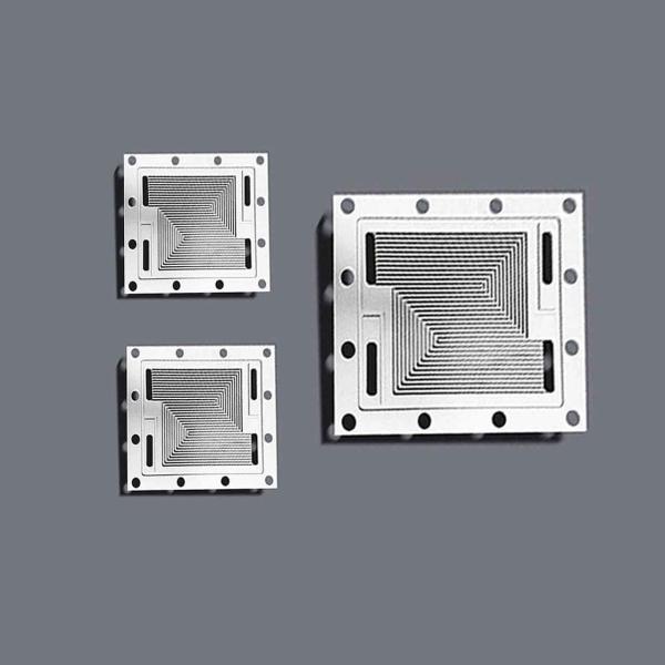 Chemical etching Metallic bipolar plate manufacturing service for fuel cells and electrolysers.
