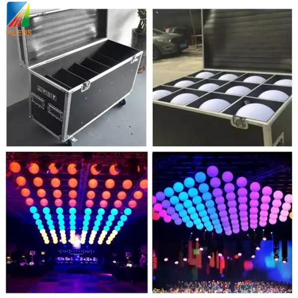 Sphere RGB LED Lifting Ball 15cm 20cm Dia For Lighting Entertainment