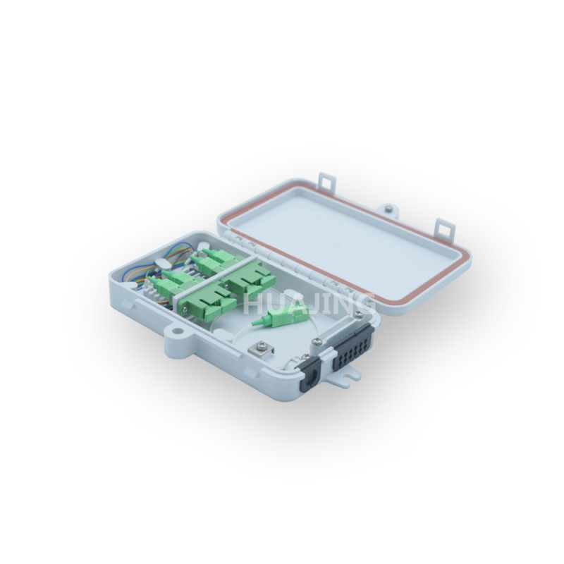 Indoor Fiber Networks FTTH Terminal Box 8 Core With 2 Duplex SC Adapters
