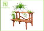 Standing Outdoor Durable Bamboo Flower Pots Garden Shelves For Home