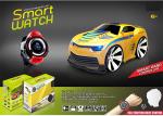 Remote Voice Controlled Toy Racing Cars With Watch Shaped Controller 3 Speed