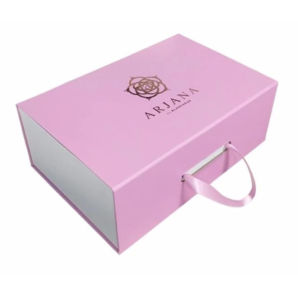 Custom Logo Printed Cardboard Boxes , Corrugated Packaging Box With Handles