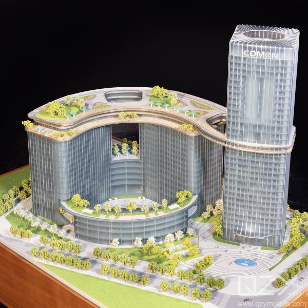 HSA 1/ 500 Comen Medical Headquaters Building Architectural Scale Model