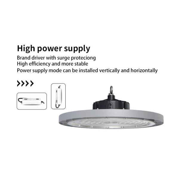 High Lumen UFO 300w 400w 200w LED High Bay Lights COB Reflector PC Cover