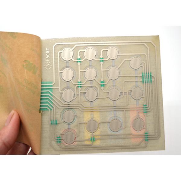 Custom Mulit Button Tactile Membrane Switch Keyboard Without Metal Dome Inside