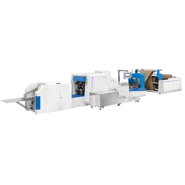 Buy cheap Customized Plc Kraft Paper Bag Making Machine Fully Automatic product