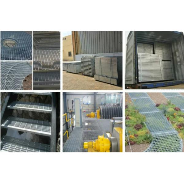 Rust-Proof Galvanized Steel Grating Platform Serrated Steel Grating