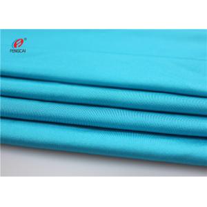 UPF 50 Soft Hand Feel 4 Way Stretch Lycra Fabric Blue Color Warp Knitted