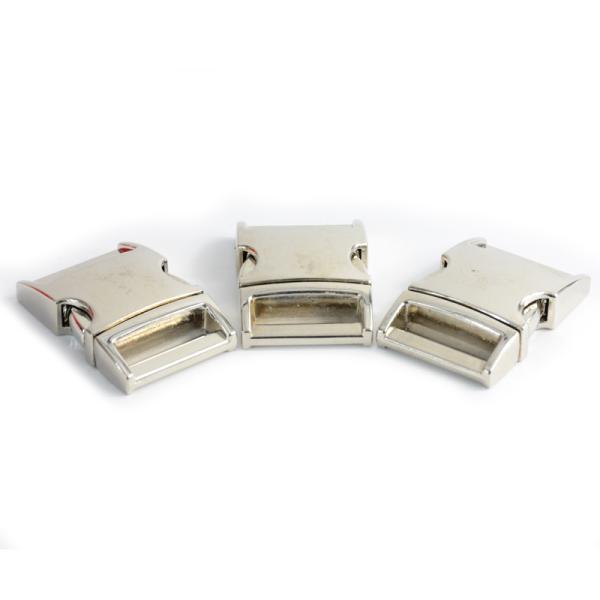 Zina Alloy Metal Curved Side Release Paracord Buckle for Dog Collar Samples US 1/Piece