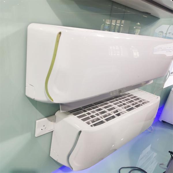 Home Appliances Split Wall Hanging Ac Units Golden Fins Sleep Mode