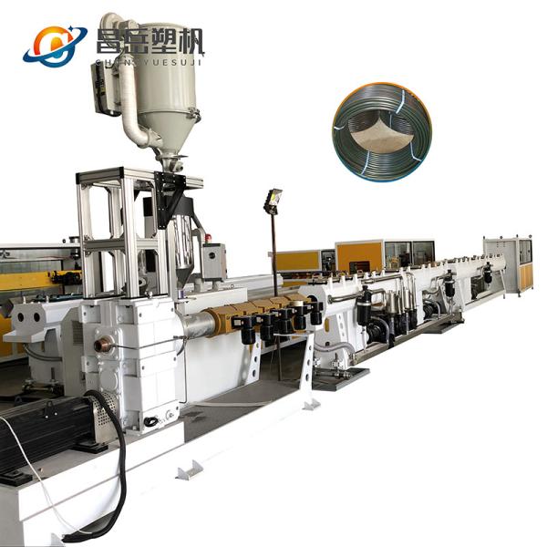 90kw Single Screw Hdpe Pipe Extrusion Machine For Gas Pipe