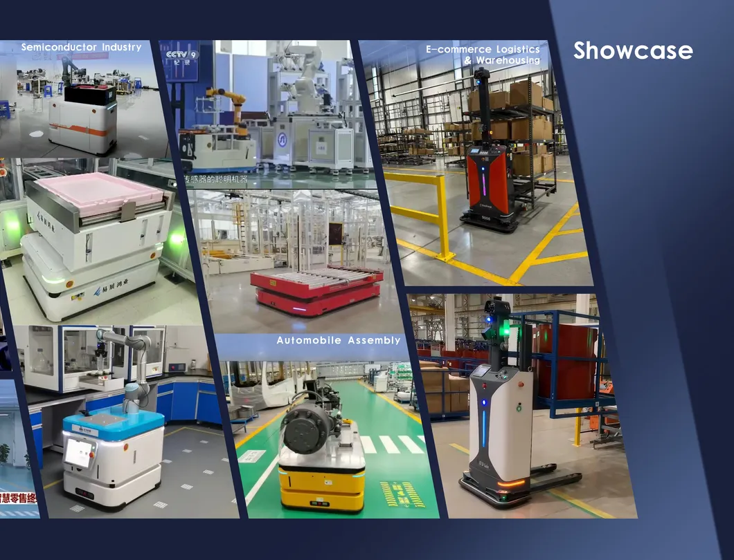 New Design High Performance Under Drive Lifting AMR Robot with 1000kg Payload