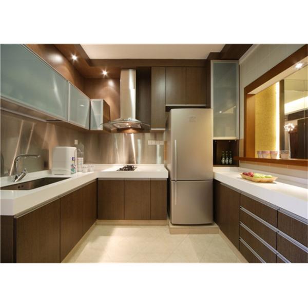 Modern Design MDF MDF Kitchen Cabinets Customized Style Furniture Environmentally Friendly