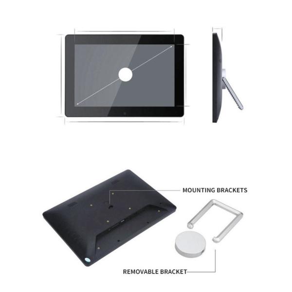 Wall-mounted tablet PC installation in commercial environment