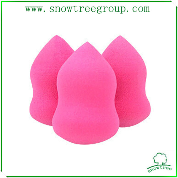 Colorful cosmetic non latex makeup power puff make up powder puff