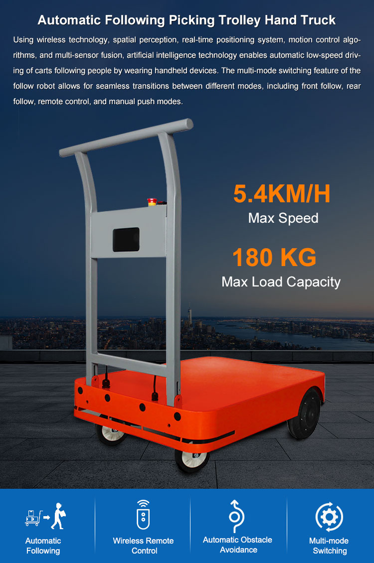 New Automated Mobile Robot Dolly Delivery