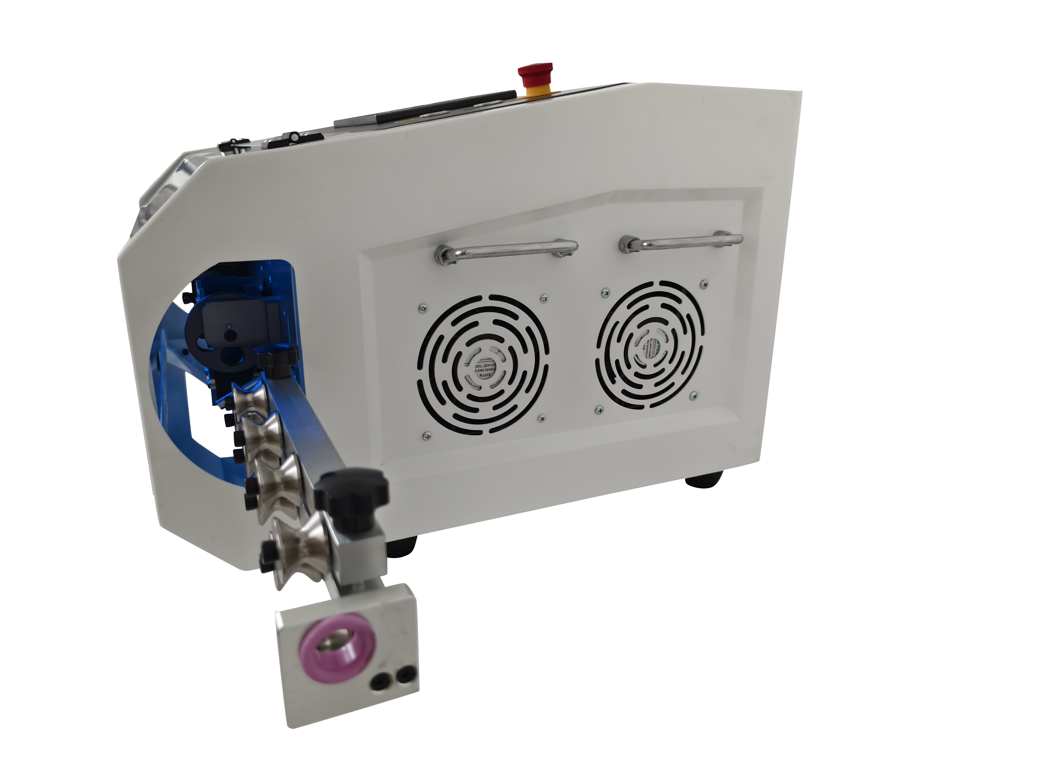 Automatic Wire Stripping, Cutting, Twisting, and Tinning Machine with LCD Screen and Adjustable Wire Straightening Mechanism